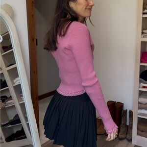 Victoria’s Secret Black Pleated Skort